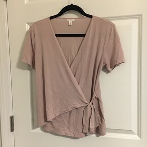 BP wrap blouse